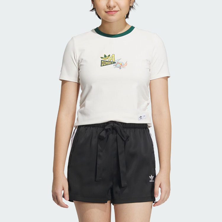 (WMNS) adidas Originals x Disney Dumbo T-Shirts 'White' IN1060