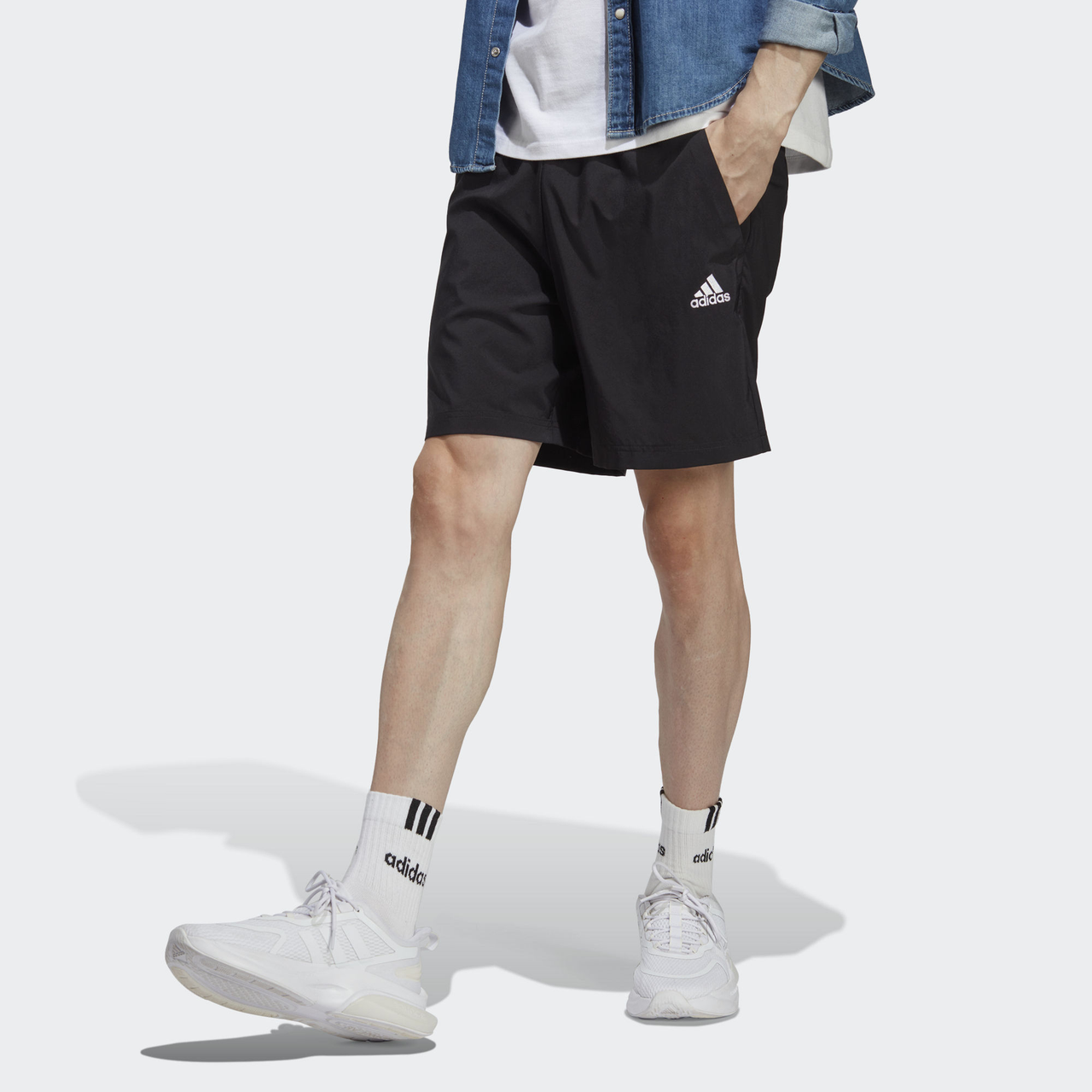 adidas AEROREADY Essentials Chelsea Small Logo Shorts 'Black' IC9392
