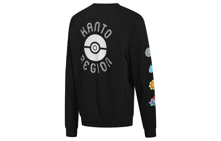 adidas x POKEMON Crossover Printing Sports Training Pullover Black GN2999