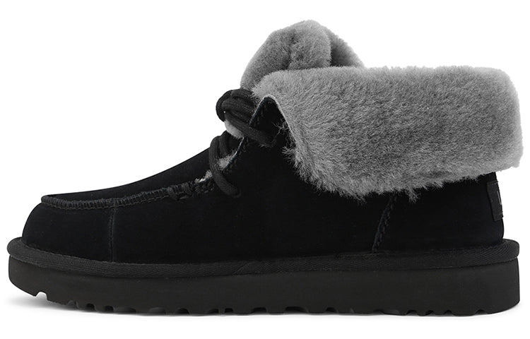 (WMNS) UGG Diara Lacing Fleece Lined Black 1113090-BLK
