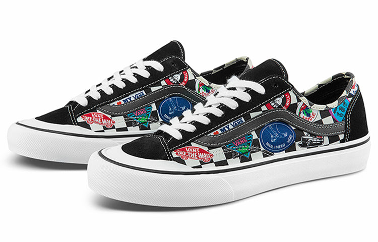Vans Style 36 Colour printing shoes Black MULTI-COLOR VN0A3MVL3P0