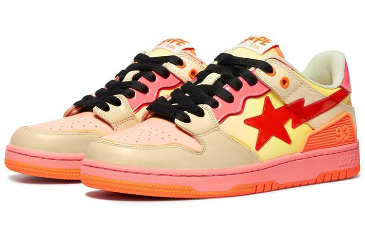 A BATHING APE Sk8 Sta 'Orange Pink' 1I30-191-003-ORANGE