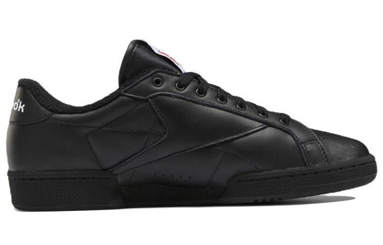 Reebok Club C Grounds Low Tops Casual Skateboarding Shoes Unisex Black GY8788