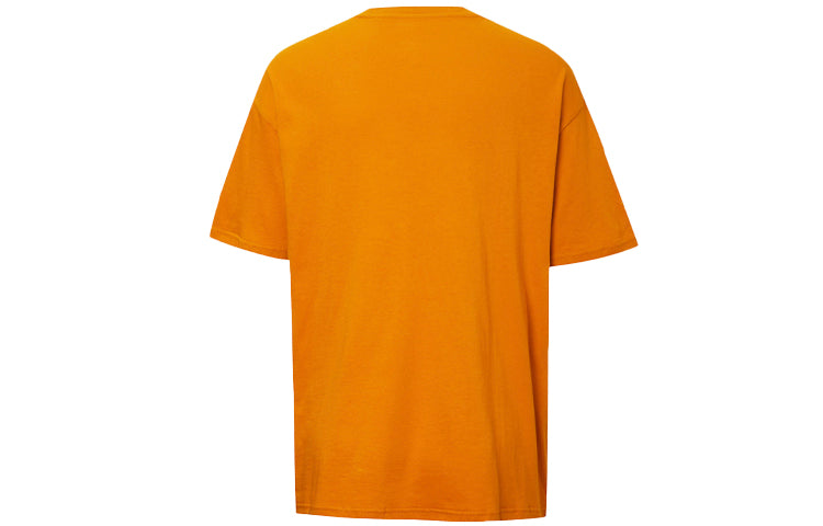 Men's Converse Renew Solid Color Loose Pocket Short Sleeve Yellow 10020016-A04