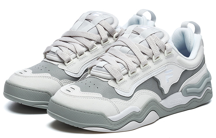 (WMNS) FILA FUSION Kick Sneakers 'White Grey' T12W242203FNA