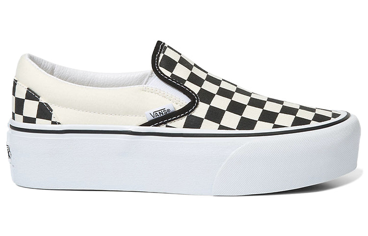 Vans Classic Slip-On Stackform 'Checkerboard - Black White' VN0A7Q5RTYQ