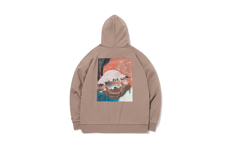 Li-Ning CF Series x Dunhuang Museum Crossover Casual Sports Pullover Hoodie 'Brown' AWDQB67-4