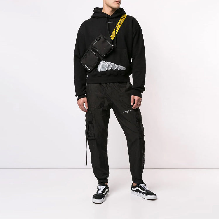 Off-White 2019 SS Plain Cotton Cargo Pants OMCF002R19A210211000