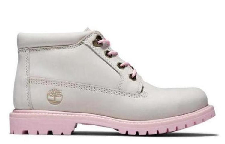 (WMNS) Timberland Womens Nellie Chukka Double Waterproof Boot 'White Pink' A28H7143