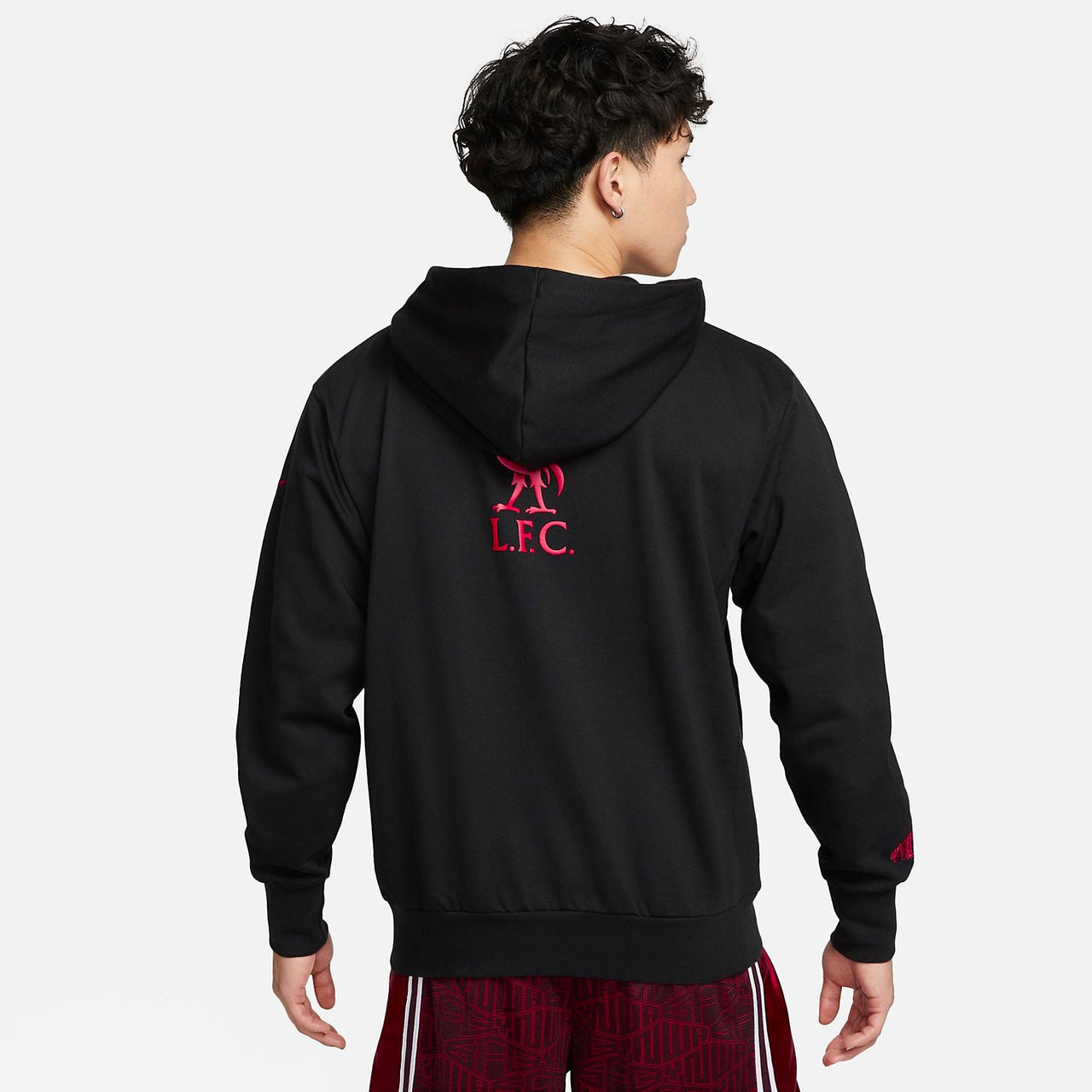 Nike LeBron James x Liverpool FC Pullover Hoodie 'Black' DV9942-010