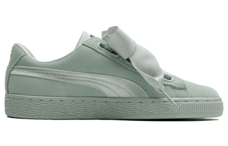 (WMNS) PUMA Suede Heart Ep Blue Flo Sneakers Green 366922-03