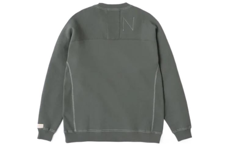 New Balance 1000 Sweat Crew Regular Fit 'Grey Green' AMT25019-NSE
