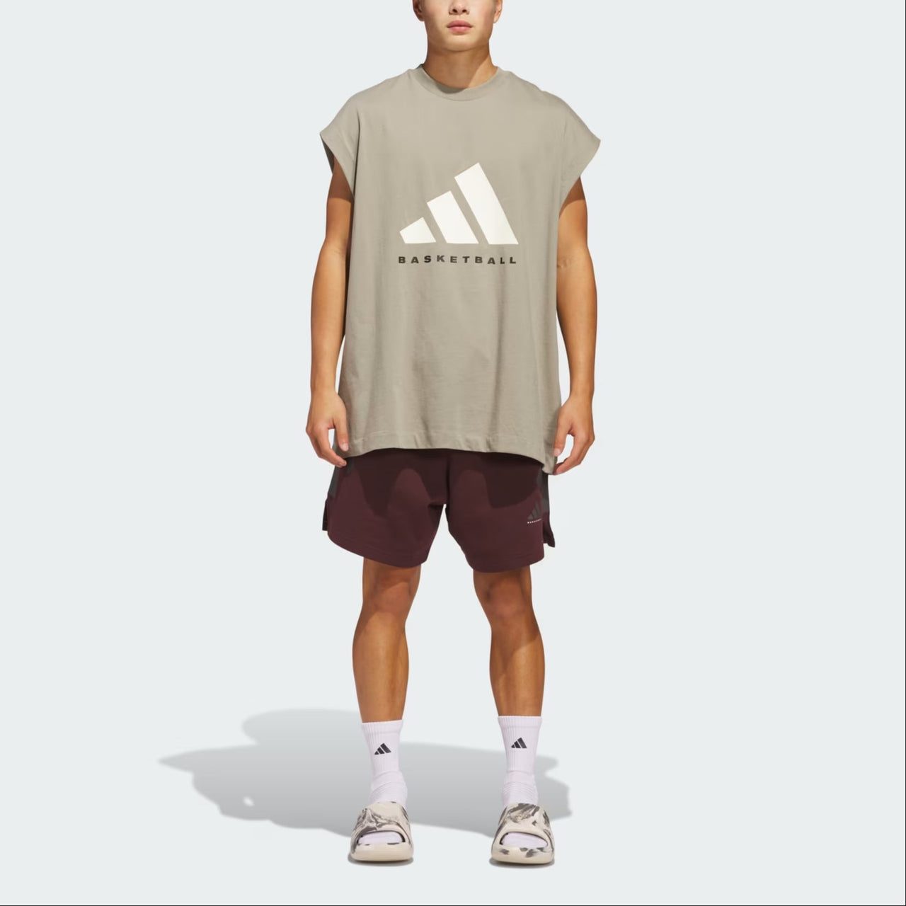 adidas Sleeveless Vest 'Putty Beige' JD6135