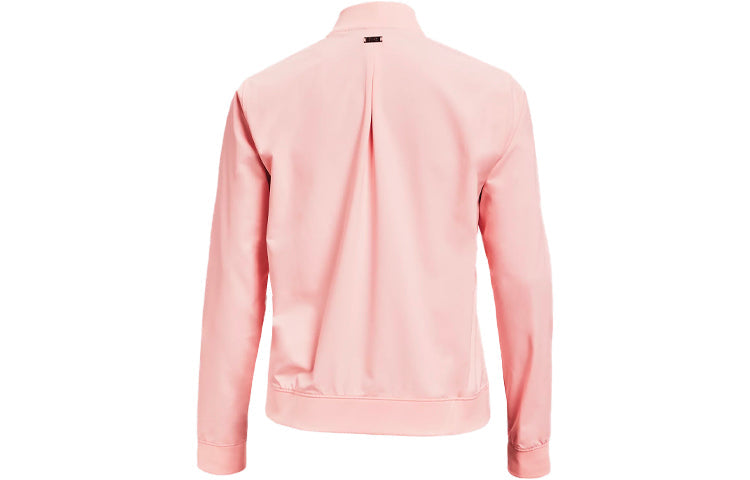 (WMNS) Under Armour Storm Windstrike Golf Sports Zipper Jacket 'Pink' 1362109-658
