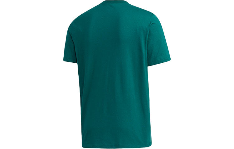 adidas neo Sports Round Neck Short Sleeve Green GJ8934