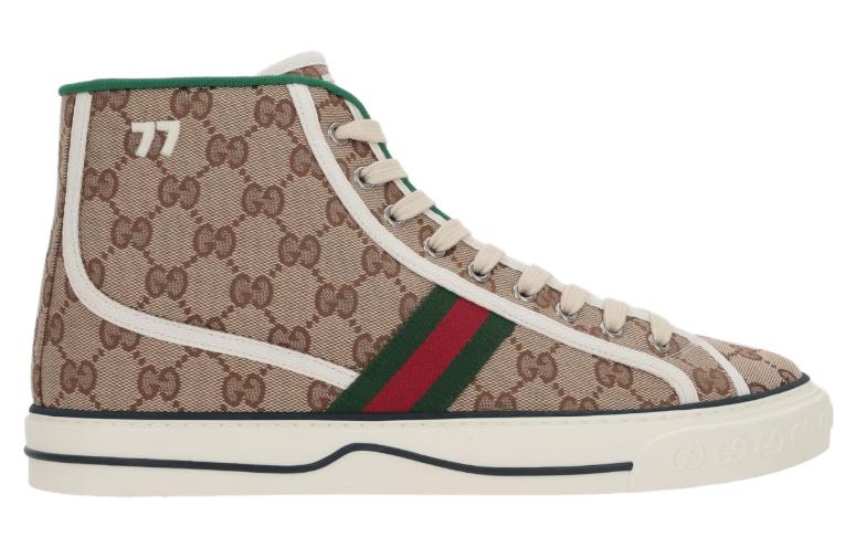 Gucci Tennis 1977 High 'Beige Ebony' 625807-HVK70-9765