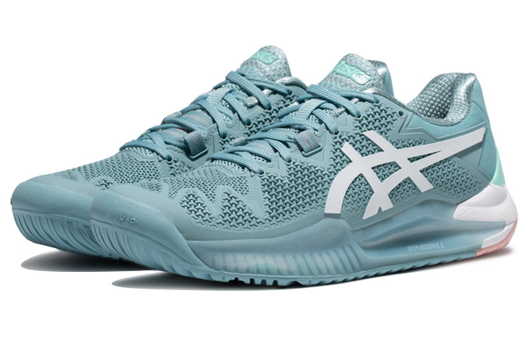 (WMNS) ASICS Gel Resolution 8 'Smoke Blue' 1042A072-408