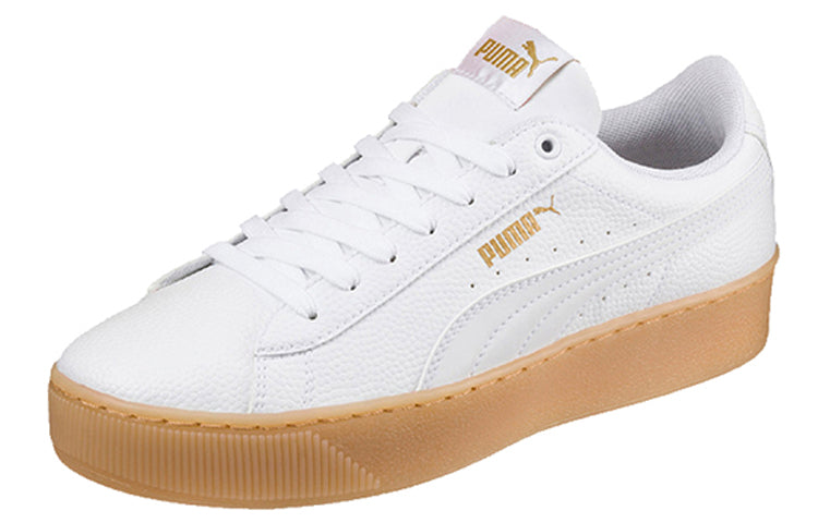 (WMNS) PUMA Vikky Platform 'White Gum' 366805-01