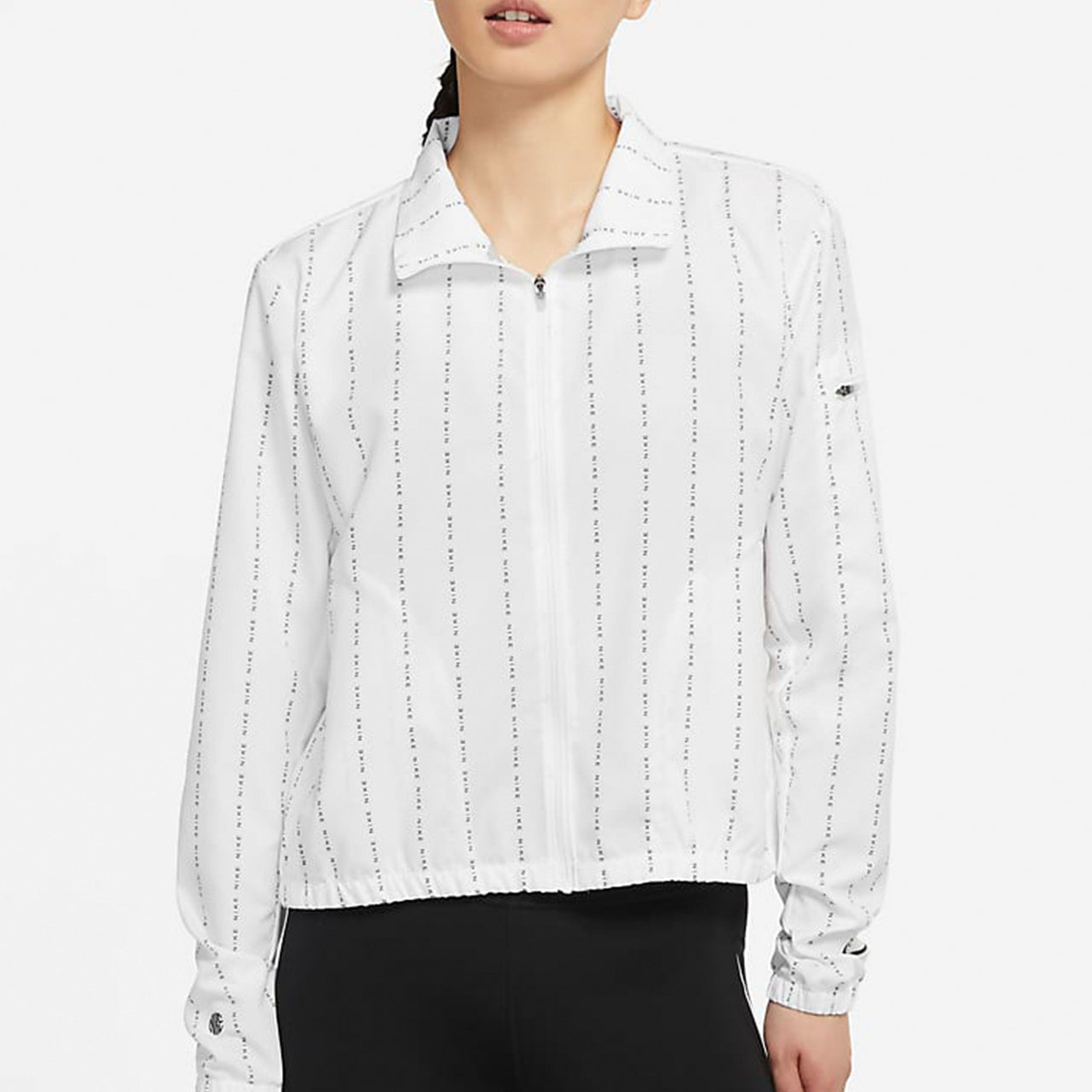 (WMNS) Nike Icon Clash Jkt Casual Sports Stand Collar Woven White Jacket DD6010-100