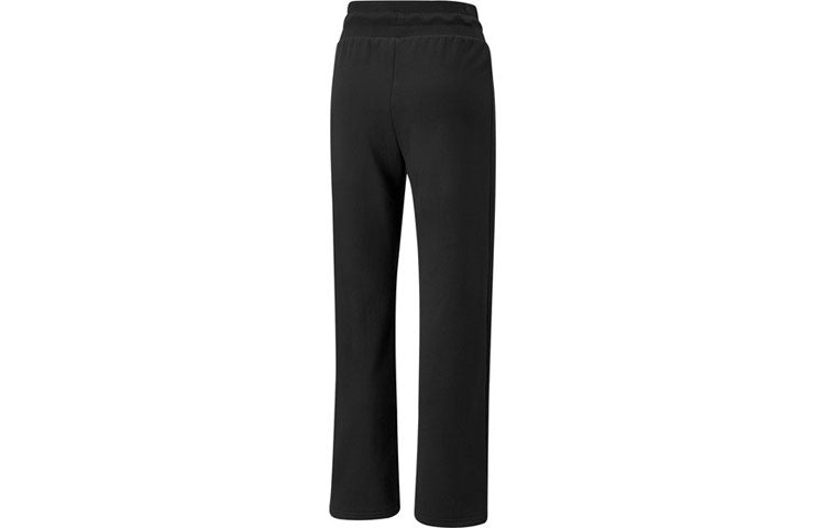 (WMNS) PUMA Re Tr Logo Printing Sweatpants Black 535403-01