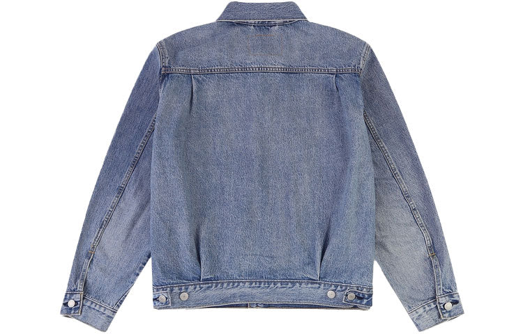 Men's Levis lapel Pure Cotton Denim Jacket Blue 56862-0003