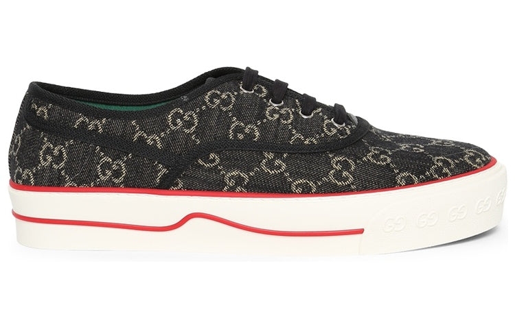 Gucci Tennis 1977 Low 'GG Logo - Black Denim' 655699-UN340-1292