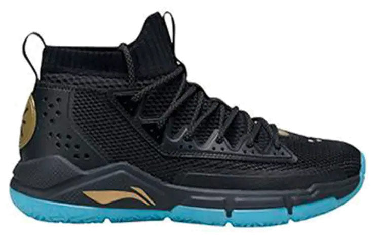 Li-Ning Wade Fission 5 Mid 'Black Gold' ABAP027-1