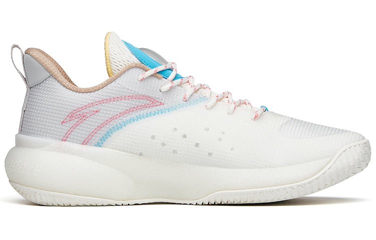 ANTA Cement Bubble Basketball Shoes 'White Multi' 112121606S-10