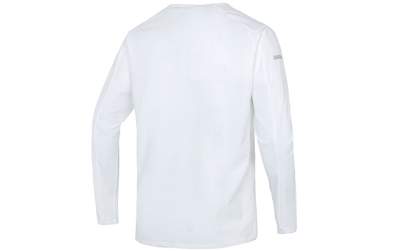 PUMA Running Training Loose Breathable Long Sleeves White 521010-02