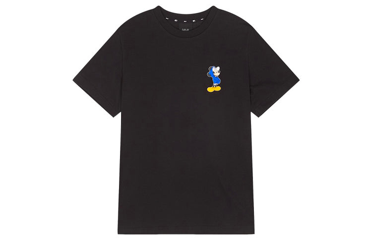 MLB  Disney Mickey Crossover New York Yankees Basic Printing Short Sleeve Unisex Black 31TSK2031-50L