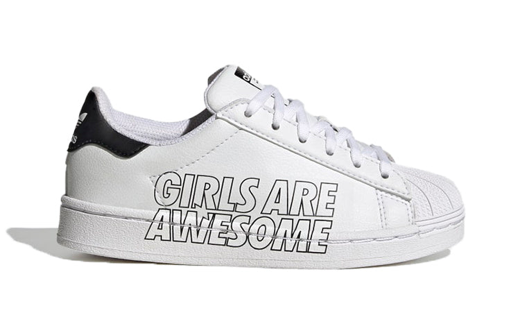 (PS) adidas x Girls Are Awesome Superstar Little Kid 'Wordmark' FW1124