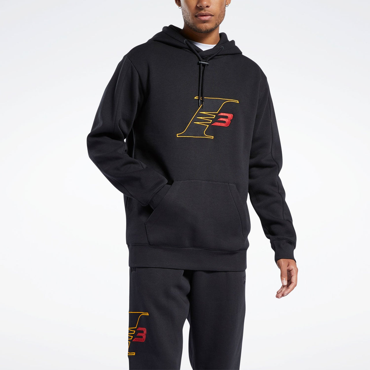 Reebok Allen Iverson I3 Fleece Pullover Hoodie 'Black' HD4197