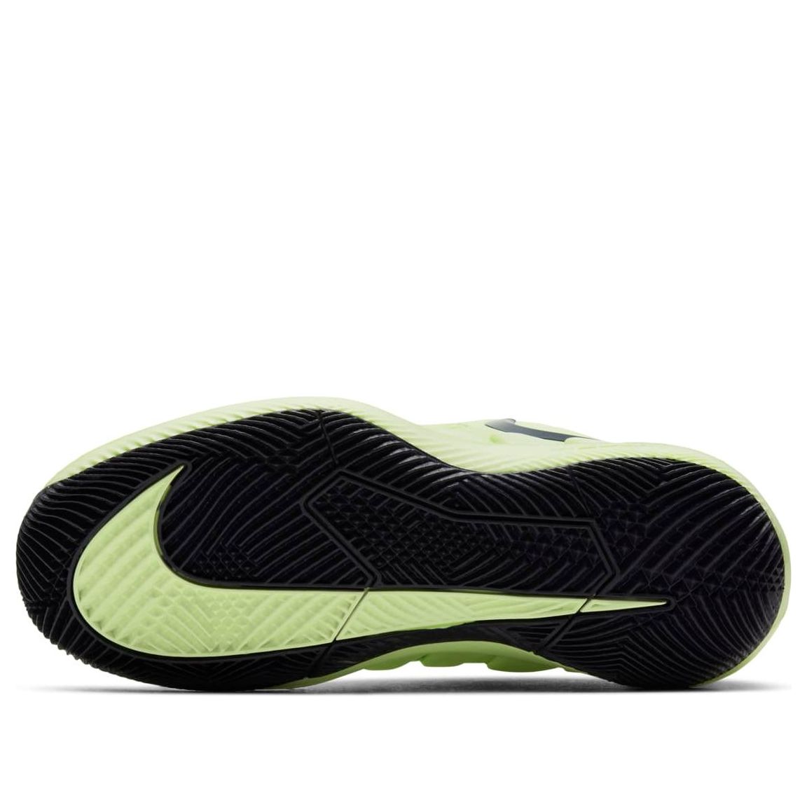 (GS) Nike Court Jr. Vapor X 'Black Green' AR8851-302