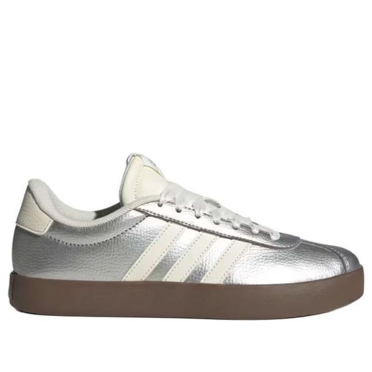 adidas VL COURT 3.0 'Silver Metallic Off White Gum' JQ7315