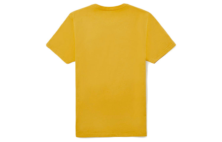 Vans SS20 Alphabet Logo Casual Round Neck Short Sleeve Couple Style Yellow VN0A4MM650X1
