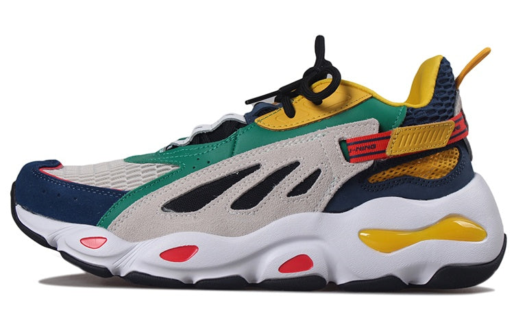 Li-Ning Butterfly Lite Paris Fashion Week 2019 'White Yellow Blue' AGLP093-2