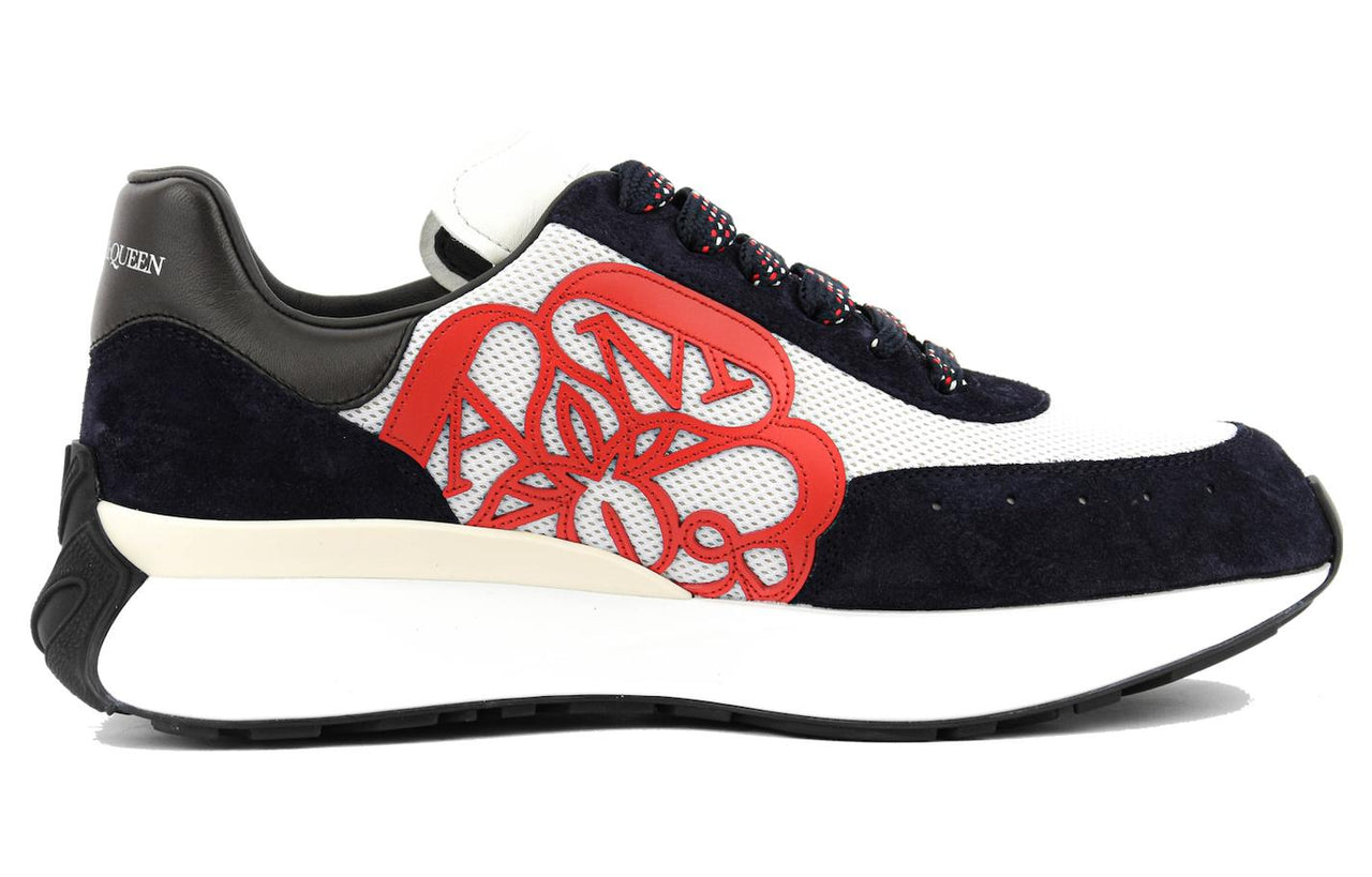 Alexander McQueen Sprint Runner 'Black White Red' 705074W4V618928