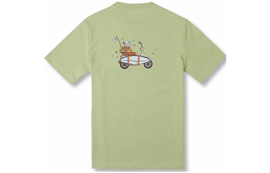 (WMNS) Converse City Escape Tee 'Light Geen' 10026172-A02