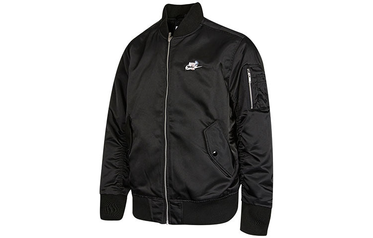 Nike Casual Sports Long Sleeves Jacket Black DD6506-010