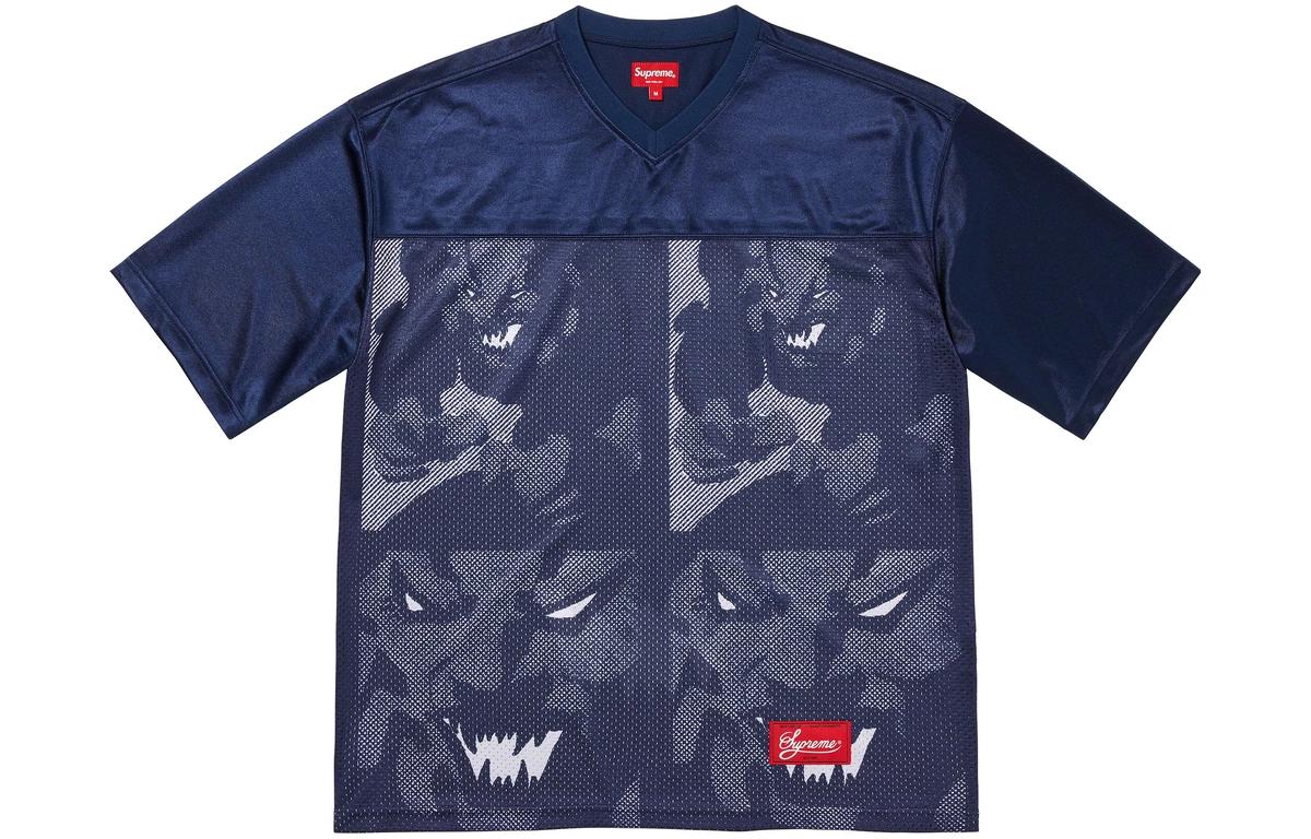 Supreme SS23 Week9 Ronin Football Jersey 'Navy' SUP-SS23-165