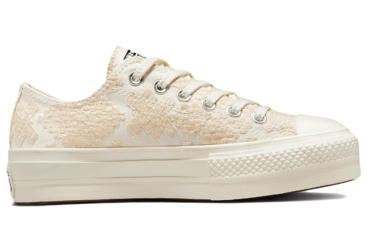 (WMNS) Converse Chuck Taylor All Star Lift Platform Low 'Tonal Embroidery' A02225C