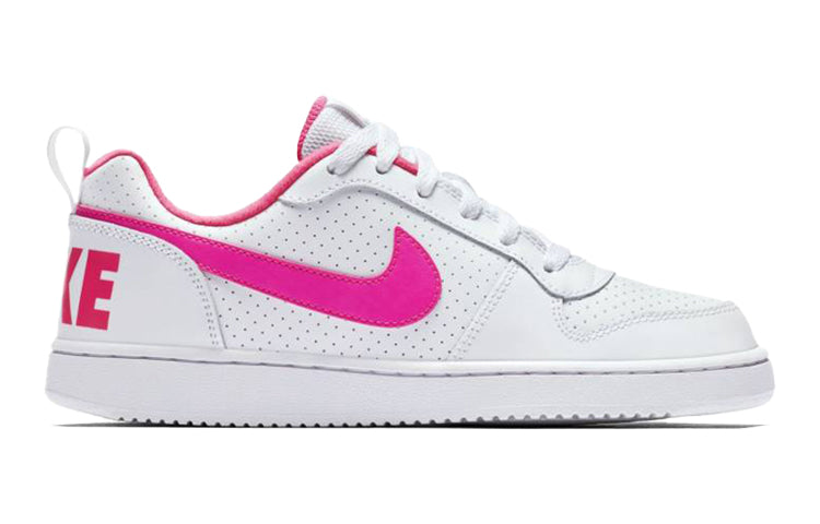 (GS) Nike Court Borough Low 'White Pink Blast' 845104-100