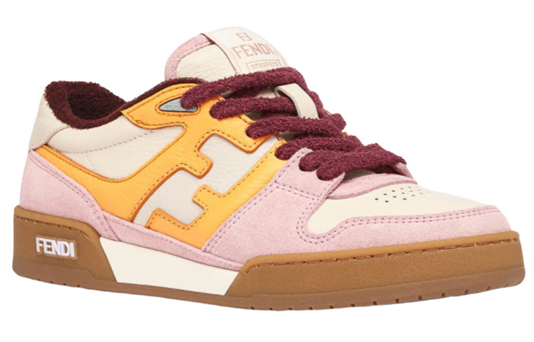 (WMNS) حذاء FENDI Match Low Top "وردي أصفر" 8E8252AI1NF1H1C