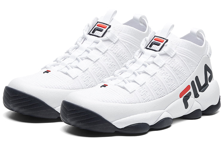 (WMNS) FILA Spaghetti VNTG GS 'White Navy' F12W014115FWT
