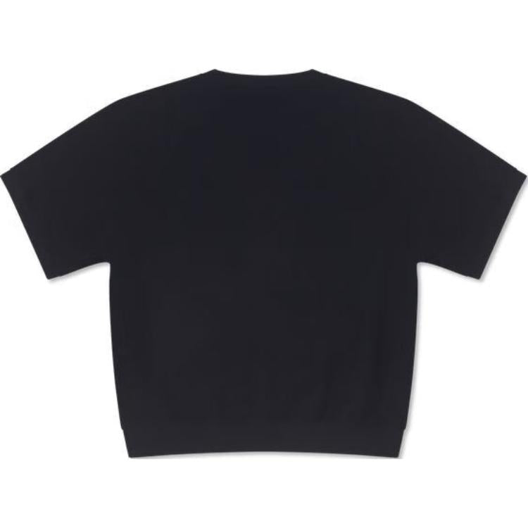 Converse Retro Chuck Crew T-shirt 'Black' 10026428-A01
