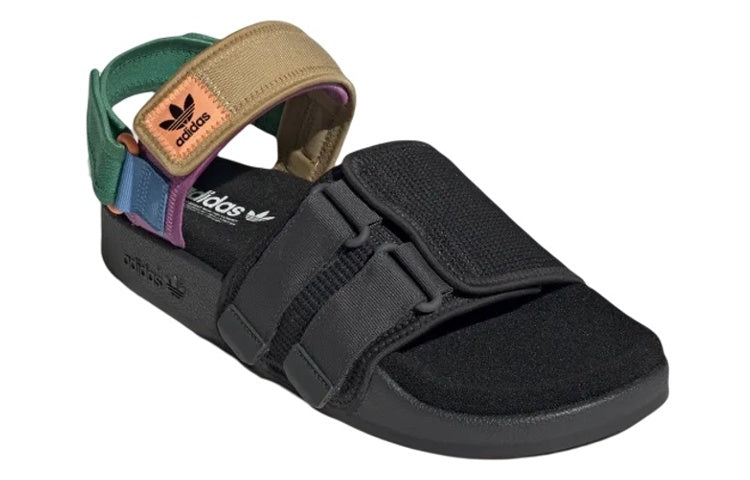 adidas Adilette Sandal 4.0 'Black Bold Green' H03417