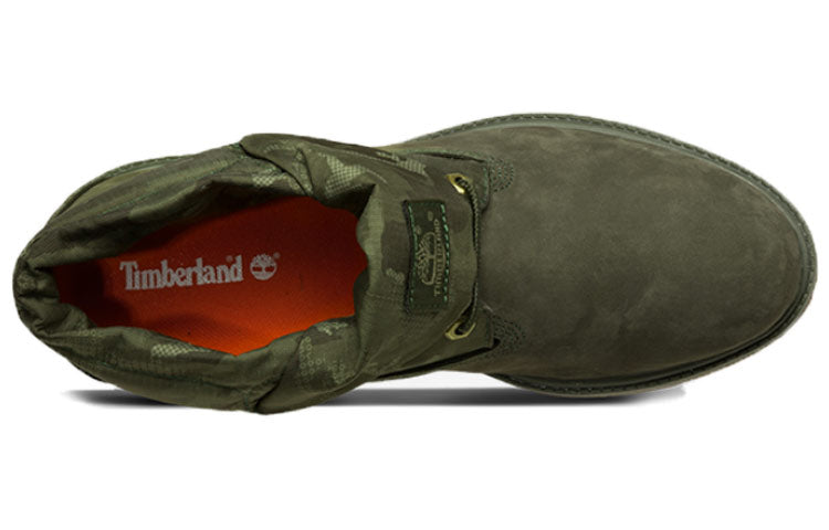 Timberland Authentics Waterproof Roll-Top Boots 'Olive Green' A1RZDW