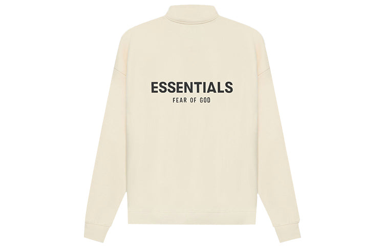 Fear of God Essentials SS21 Mockneck Half Zip Buttercream FOG-SS21-576