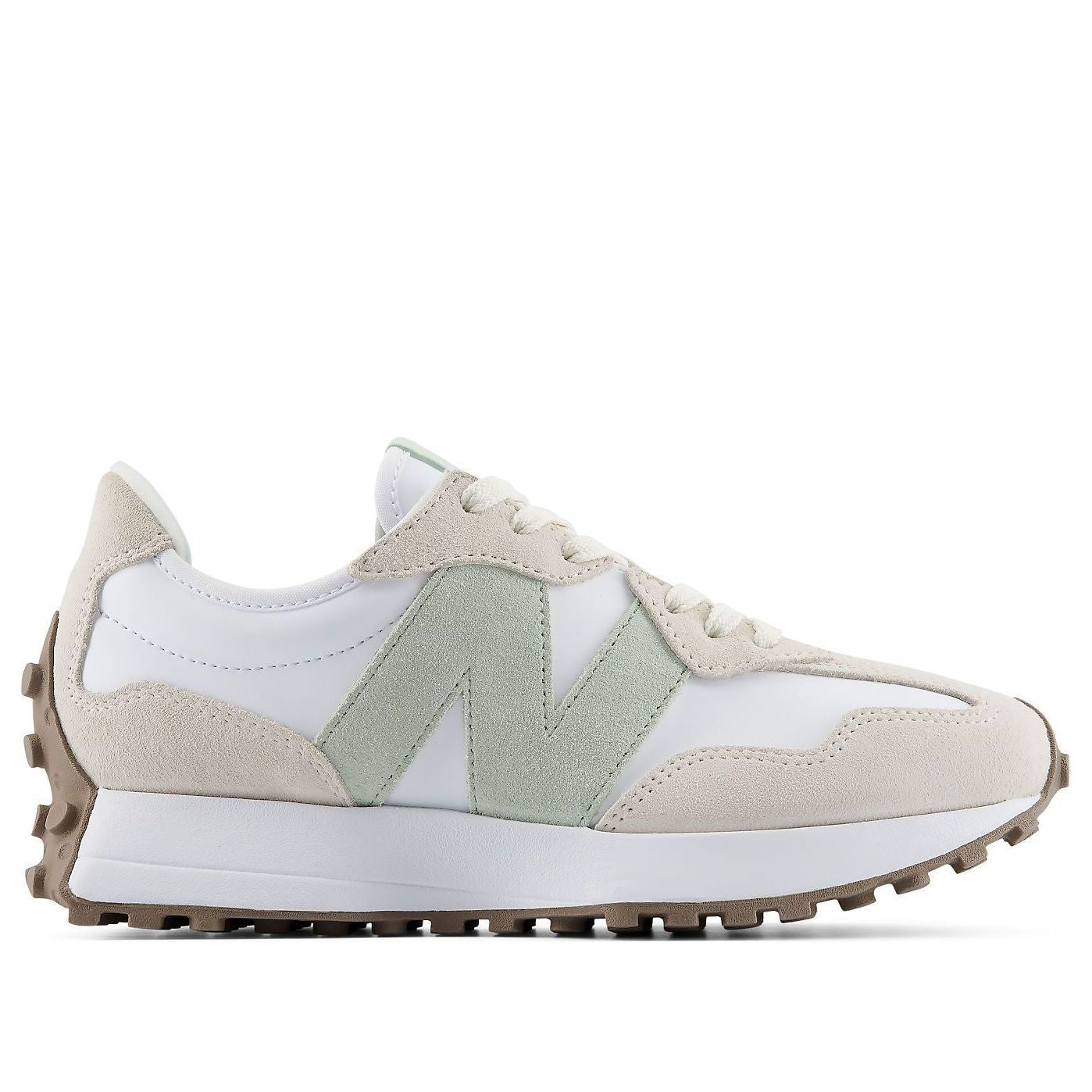 (WMNS) New Balance 327 'Angora White Silver Moss' W327SUB