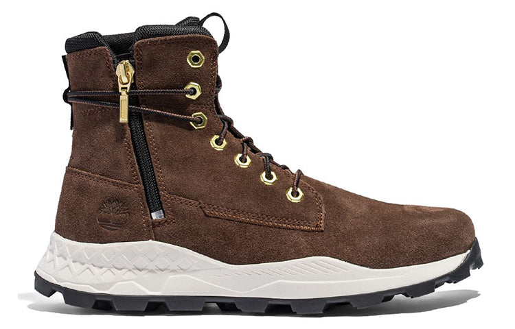 Timberland Brooklyn Side Zip Boot 'Brown Nubuck' A5YWF931